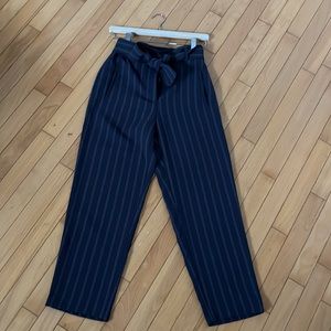 Wilfred tie-front pinstripe pants